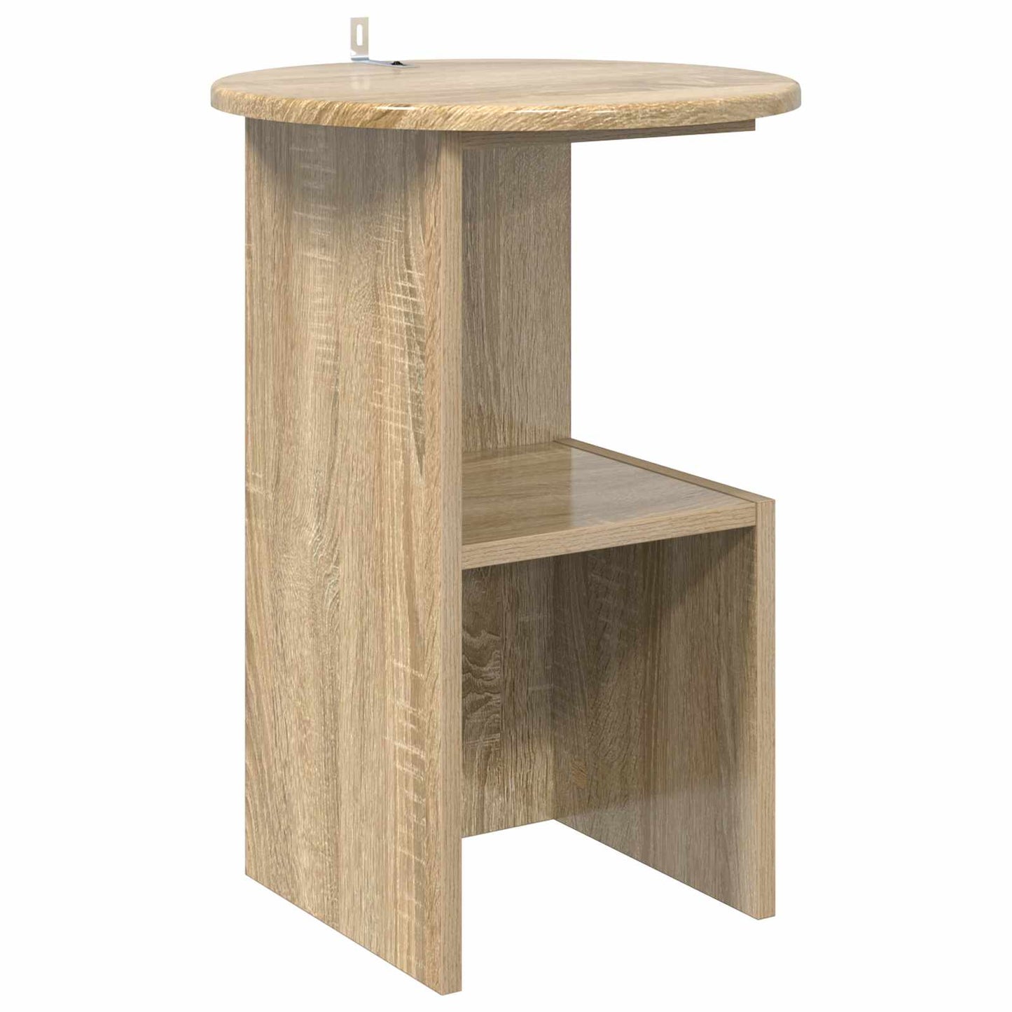 Side Table Sonoma Oak Ø 39.5 x 55 cm Engineered Wood