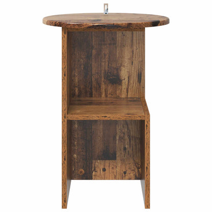 Side Table Old Wood Ø 39.5 x 55 cm Engineered Wood