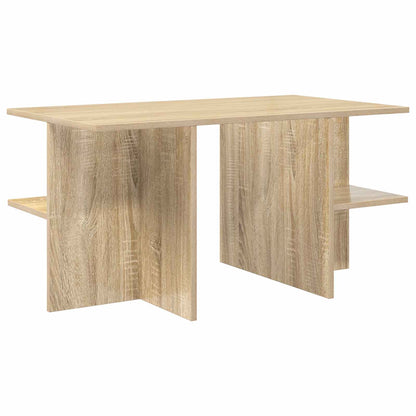 Coffee Table Sonoma Oak 87 x 50 x 45 cm Engineered Wood