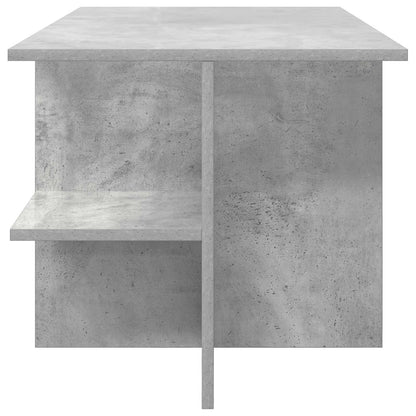 Coffee Table Concrete Grey 87 x 50 x 45 cm Engineered Wood