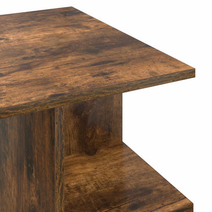 Coffee Table Smoked Oak 87 x 50 x 45 cm Engineered Wood