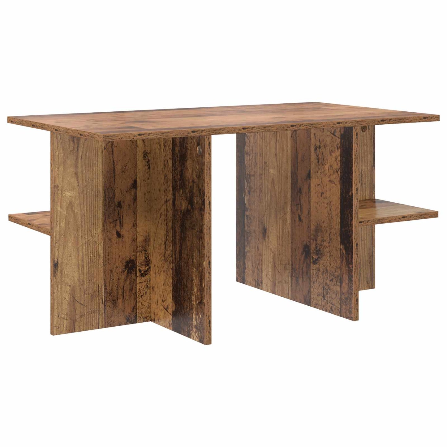 Coffee Table Old Wood 87 x 50 x 45 cm Engineered Wood