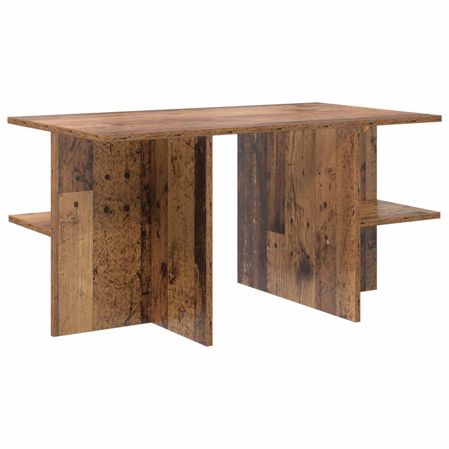 Coffee Table Old Wood 87 x 50 x 45 cm Engineered Wood