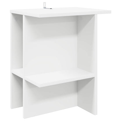 Coffee Table White 40 x 30 x 49 cm Engineered Wood