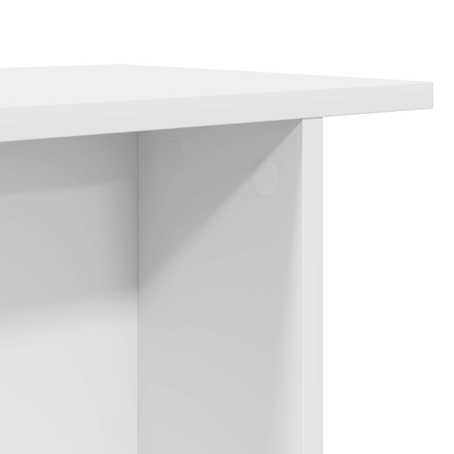 Coffee Table 2 pcs White 40 x 30 x 49 cm Engineered Wood
