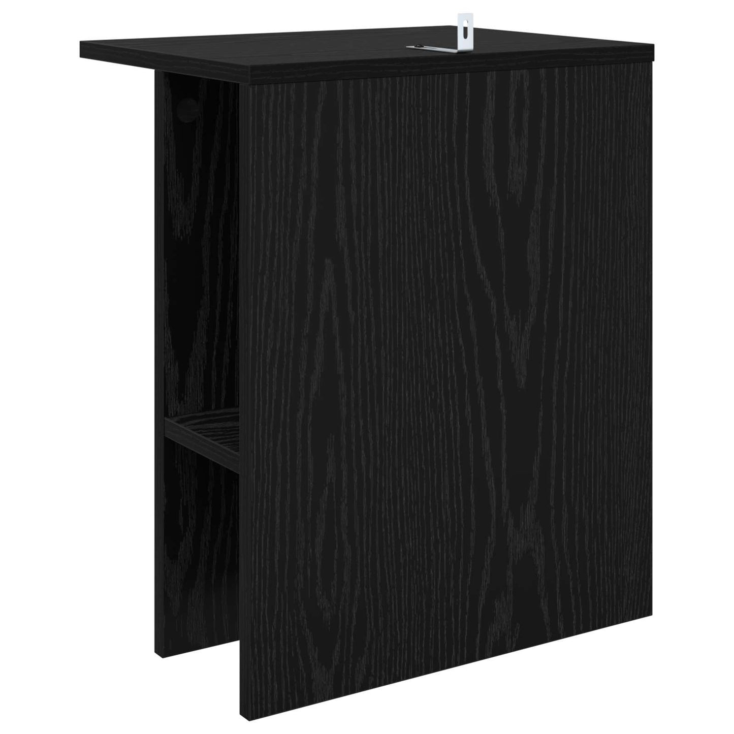 Coffee Table 2 pcs Black Oak 40 x 30 x 49 cm Engineered Wood