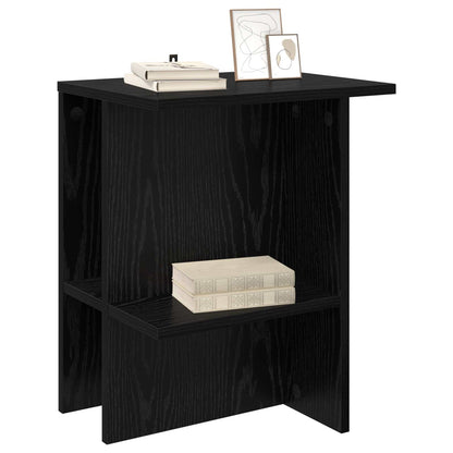 Coffee Table 2 pcs Black Oak 40 x 30 x 49 cm Engineered Wood