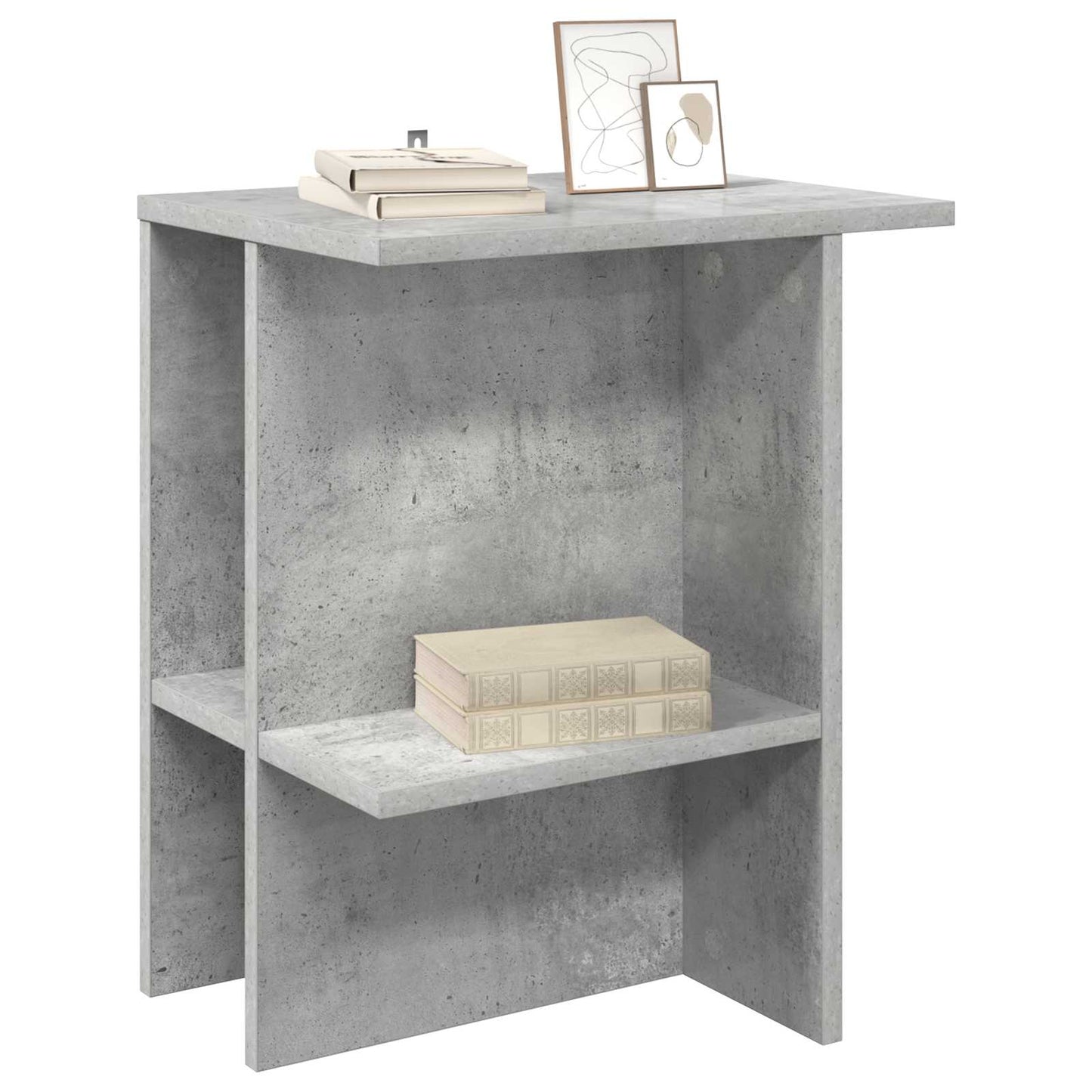 Coffee Table 2 pcs Concrete Grey 40 x 30 x 49 cm