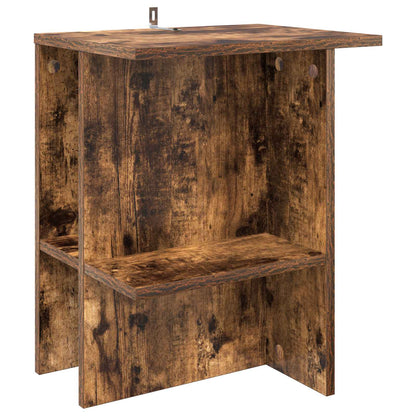 Coffee Table Smoked Oak 40 x 30 x 49 cm Engineered Wood