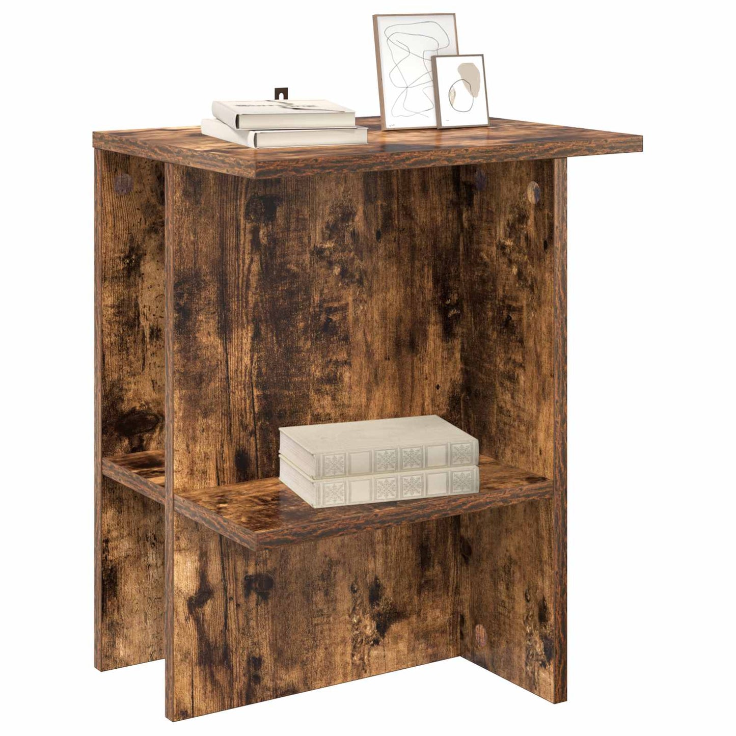 Coffee Table 2 pcs Smoked Oak 40 x 30 x 49 cm Engineered Wood