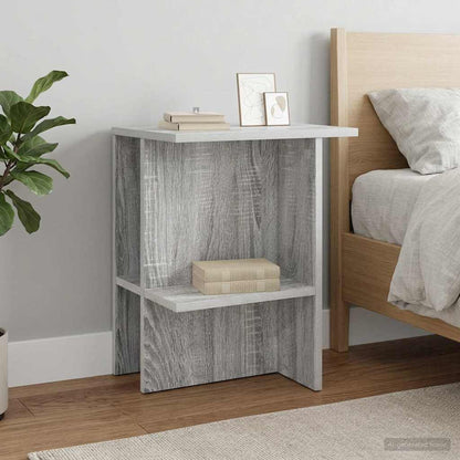 Coffee Table Grey Sonoma 40 x 30 x 49 cm Engineered Wood
