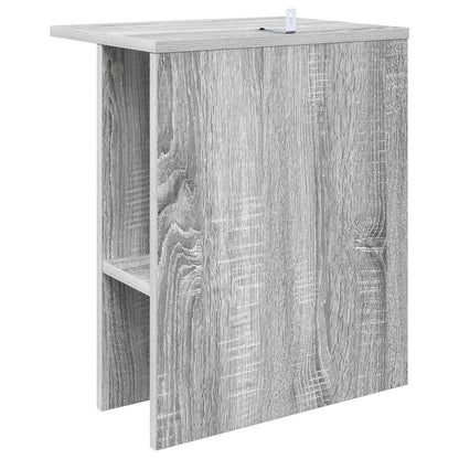 Coffee Table Grey Sonoma 40 x 30 x 49 cm Engineered Wood