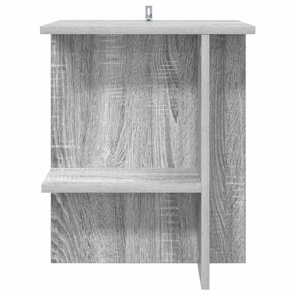Coffee Table Grey Sonoma 40 x 30 x 49 cm Engineered Wood