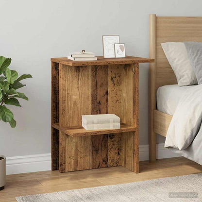 Coffee Table Old Wood 40 x 30 x 49 cm Engineered Wood
