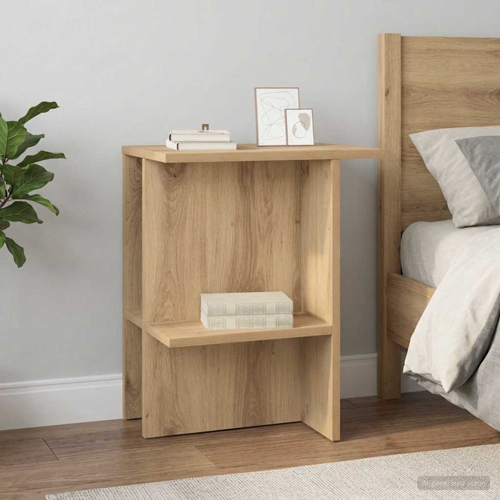 Coffee Table Artisan Oak 40 x 30 x 49 cm Engineered Wood