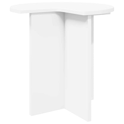 Side Table 2 pcs White Ø 39 x 38 cm Engineered Wood