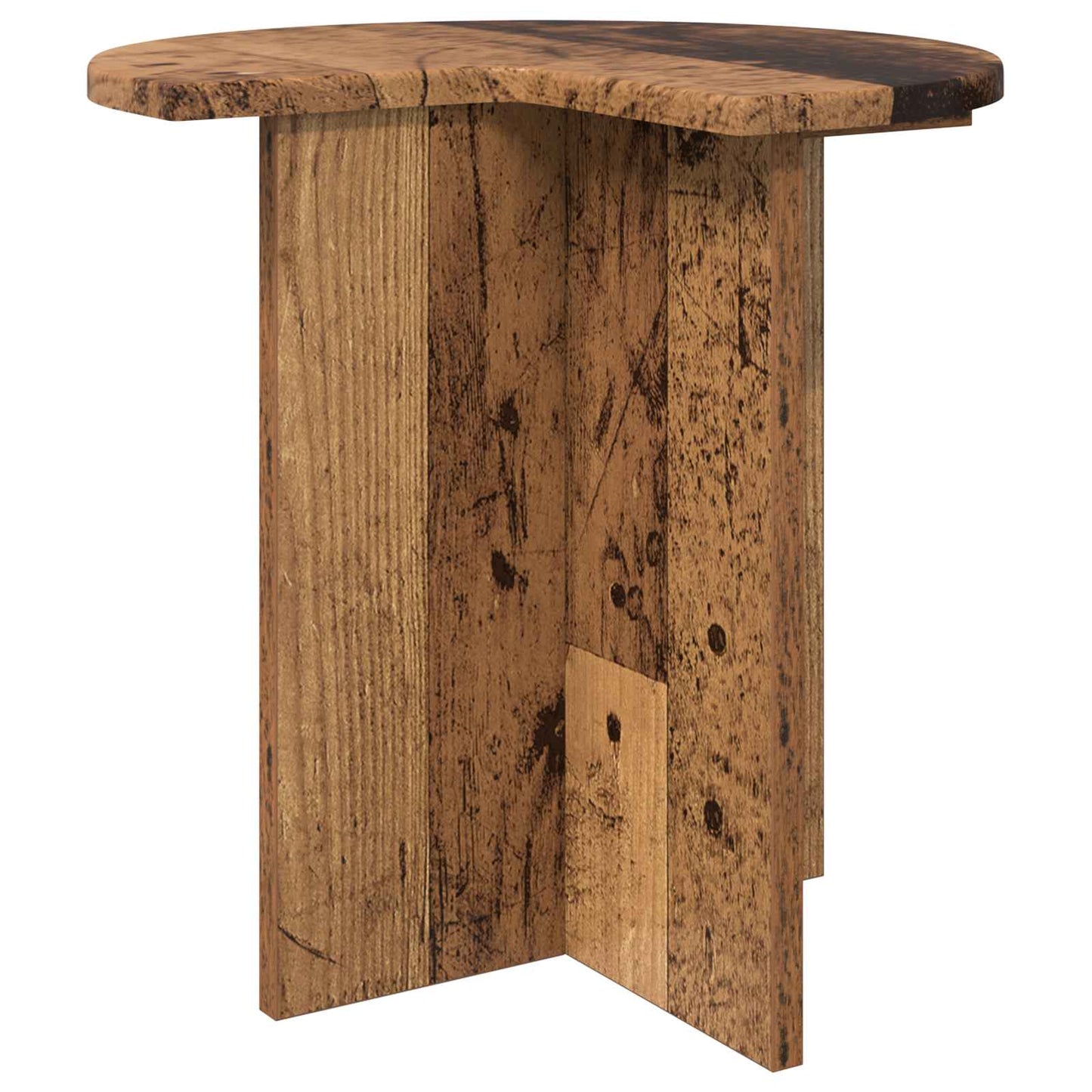 Side Table with Storage Old Wood Ø 39 x 38 cm Engineered Wood