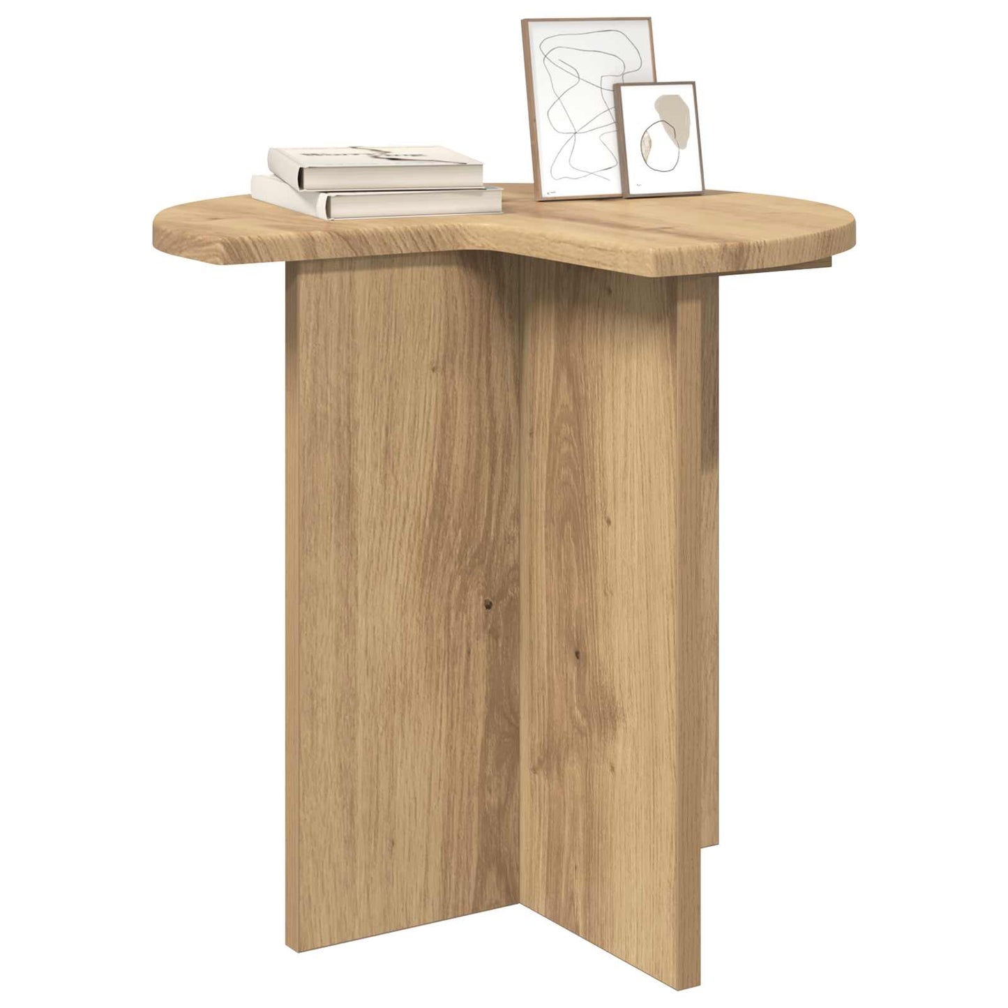 Side Table 2 pcs Artisan Oak Ø 39 x 38 cm Engineered Wood