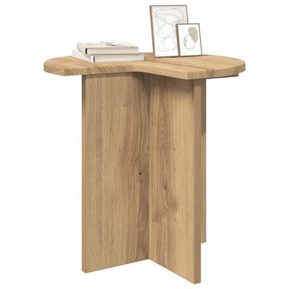 Side Table 2 pcs Artisan Oak Ø 39 x 38 cm Engineered Wood