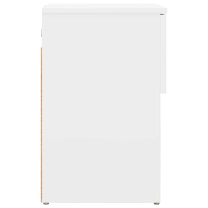Bed Cabinet 2 pcs White 29 x 31.5 x 49 cm Engineered Wood