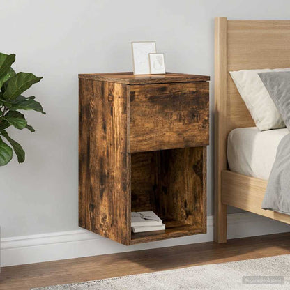 Bed Cabinet 2 pcs Smoked Oak 29 x 31.5 x 49 cm Engineered Wood