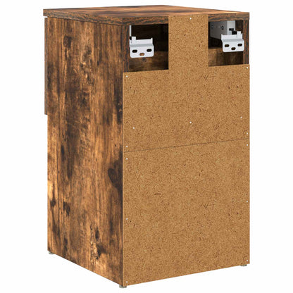 Bed Cabinet 2 pcs Smoked Oak 29 x 31.5 x 49 cm Engineered Wood
