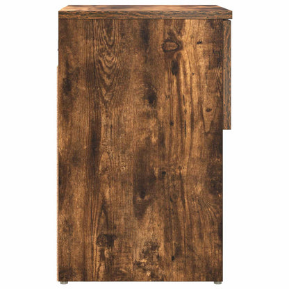 Bed Cabinet 2 pcs Smoked Oak 29 x 31.5 x 49 cm Engineered Wood