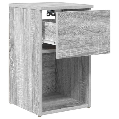 Bed Cabinet Grey Sonoma 29 x 31.5 x 49 cm Engineered Wood