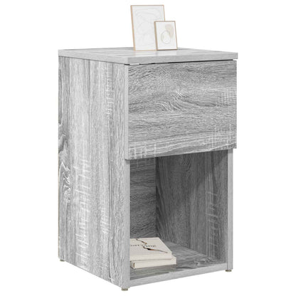 Bed Cabinet 2 pcs Grey Sonoma 29 x 31.5 x 49 cm Engineered Wood