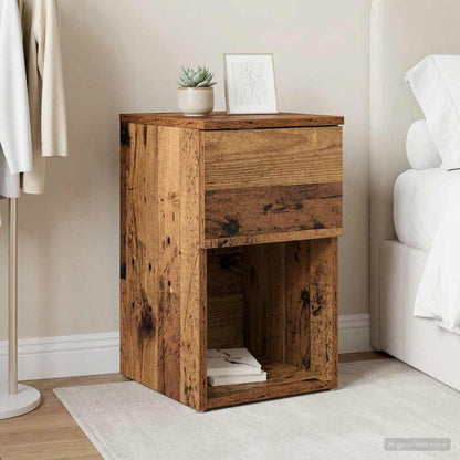 Bed Cabinet Old Wood 29 x 31.5 x 49 cm Engineered Wood