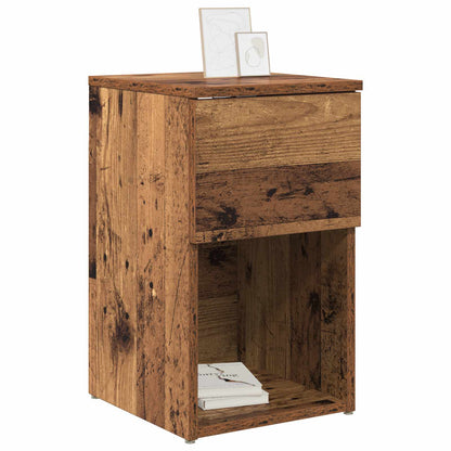 Bed Cabinet Old Wood 29 x 31.5 x 49 cm Engineered Wood