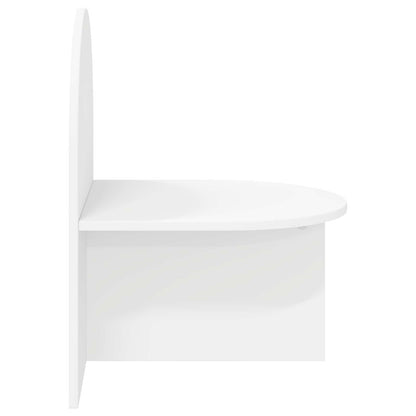 Bedside Table 2 pcs White 48 x 49 x 65 cm Engineered Wood