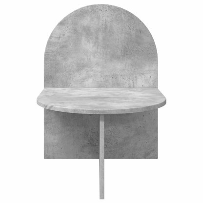 Bedside Table Concrete Grey 48 x 49 x 65 cm Engineered Wood