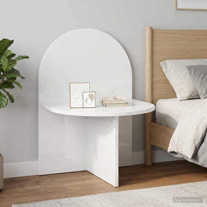 Bedside Table 2 pcs High Gloss White 48 x 49 x 65 cm