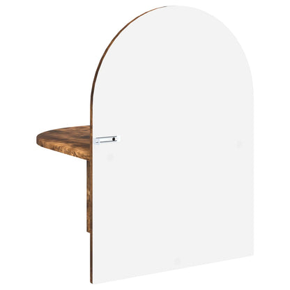 Bedside Table Smoked Oak 48 x 49 x 65 cm Engineered Wood