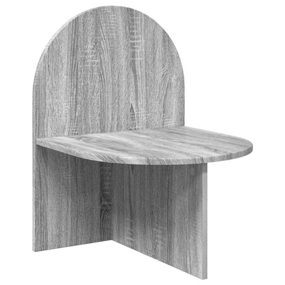 Bedside Table 2 pcs Grey Sonoma 48 x 49 x 65 cm Engineered Wood