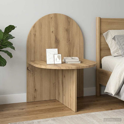 Bedside Table 2 pcs Artisan Oak 48 x 49 x 65 cm Engineered Wood