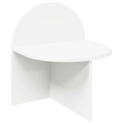 Bedside Table White 40 x 35.5 x 45.5 cm Engineered Wood
