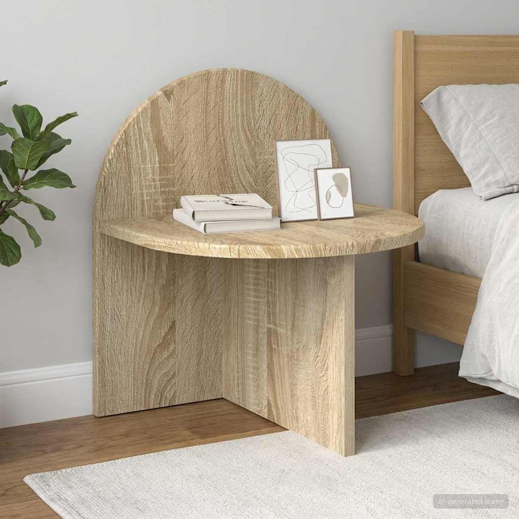 Bedside Table 2 pcs Sonoma Oak 40 x 35.5 x 45.5 cm