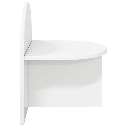Bedside Table 2 pcs High Gloss White 40 x 35.5 x 45.5 cm
