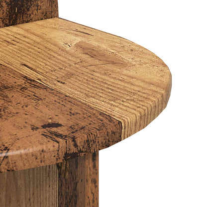 Bedside Table Old Wood 40 x 35.5 x 45.5 cm Engineered Wood