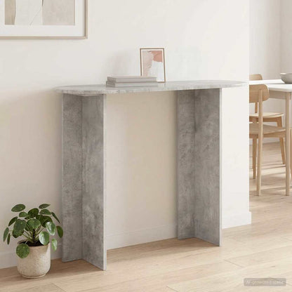 Console Table Concrete Grey 100 x 39.5 x 75 cm Engineered Wood