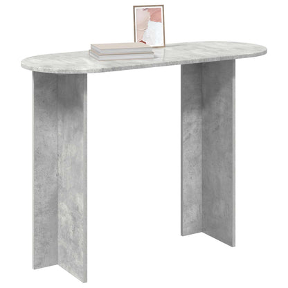 Console Table Concrete Grey 100 x 39.5 x 75 cm Engineered Wood