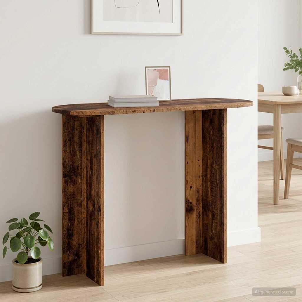 Console Table Old Wood 100 x 39.5 x 75 cm Engineered Wood