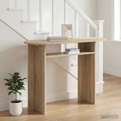 Console Table Sonoma Oak 100 x 39.5 x 75 cm Engineered Wood