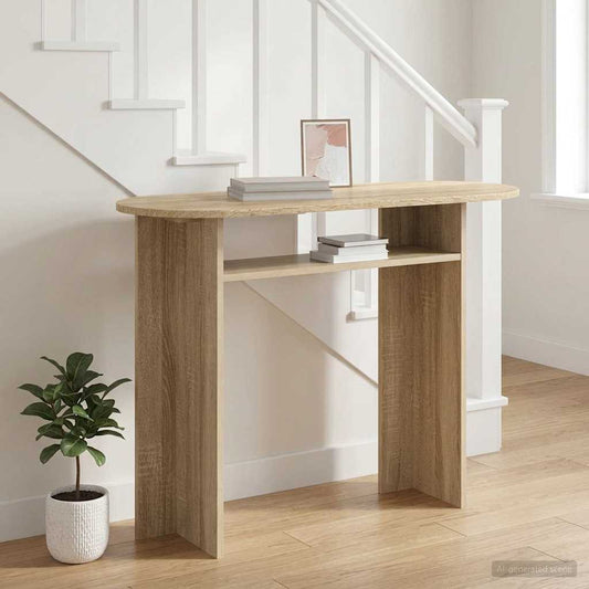 Console Table Sonoma Oak 100 x 39.5 x 75 cm Engineered Wood