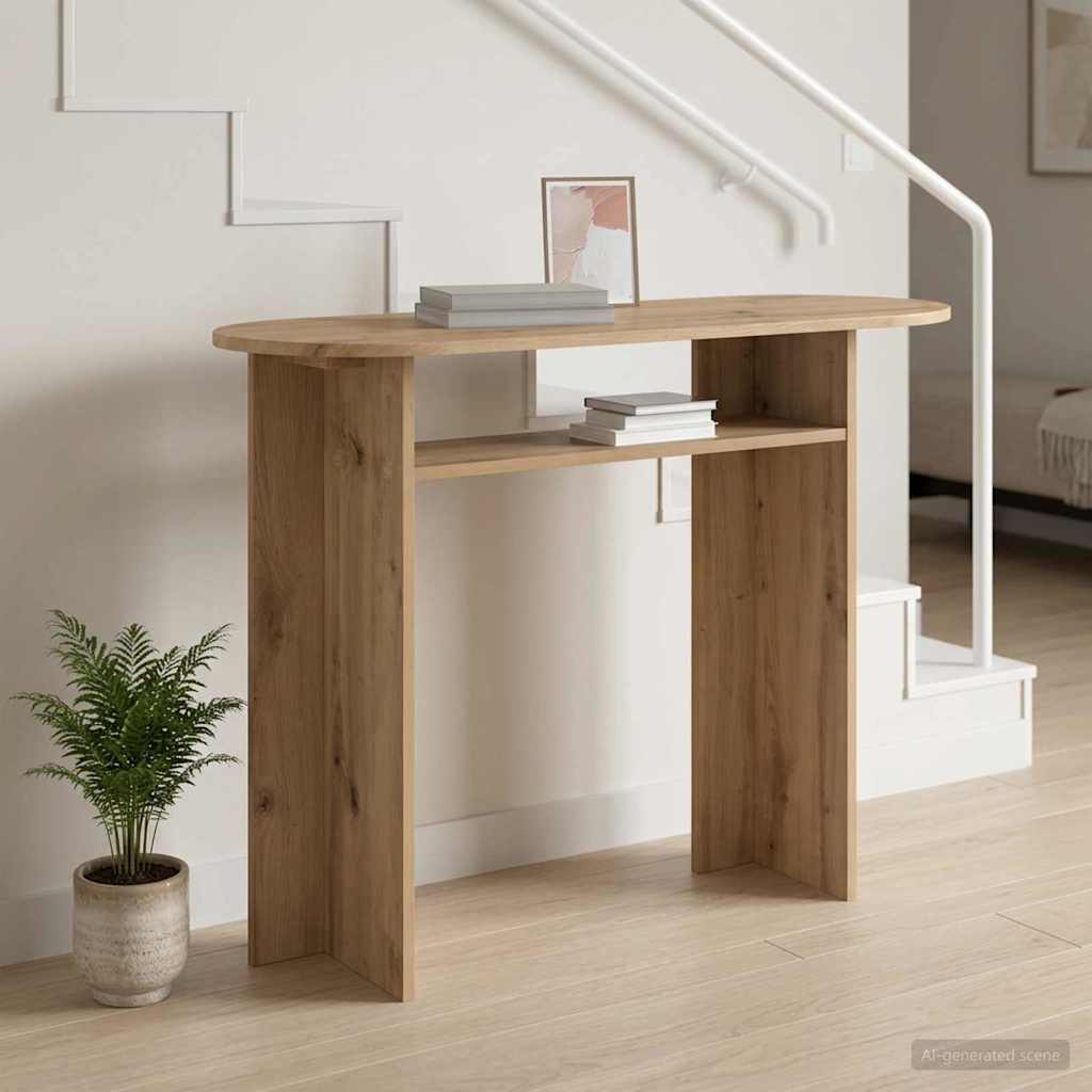 Console Table Artisan Oak 100 x 39.5 x 75 cm Engineered Wood