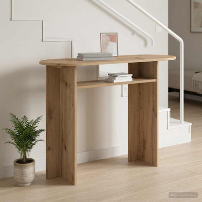 Console Table Artisan Oak 100 x 39.5 x 75 cm Engineered Wood