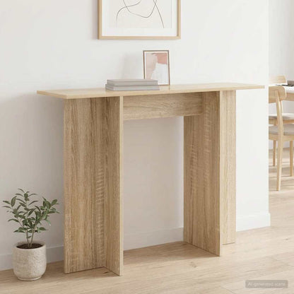 Console Table Sonoma Oak 100 x 30 x 75 cm Engineered Wood