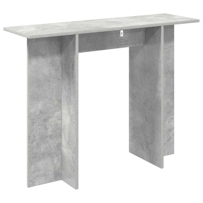 Console Table Concrete Grey 100 x 30 x 75 cm Engineered Wood